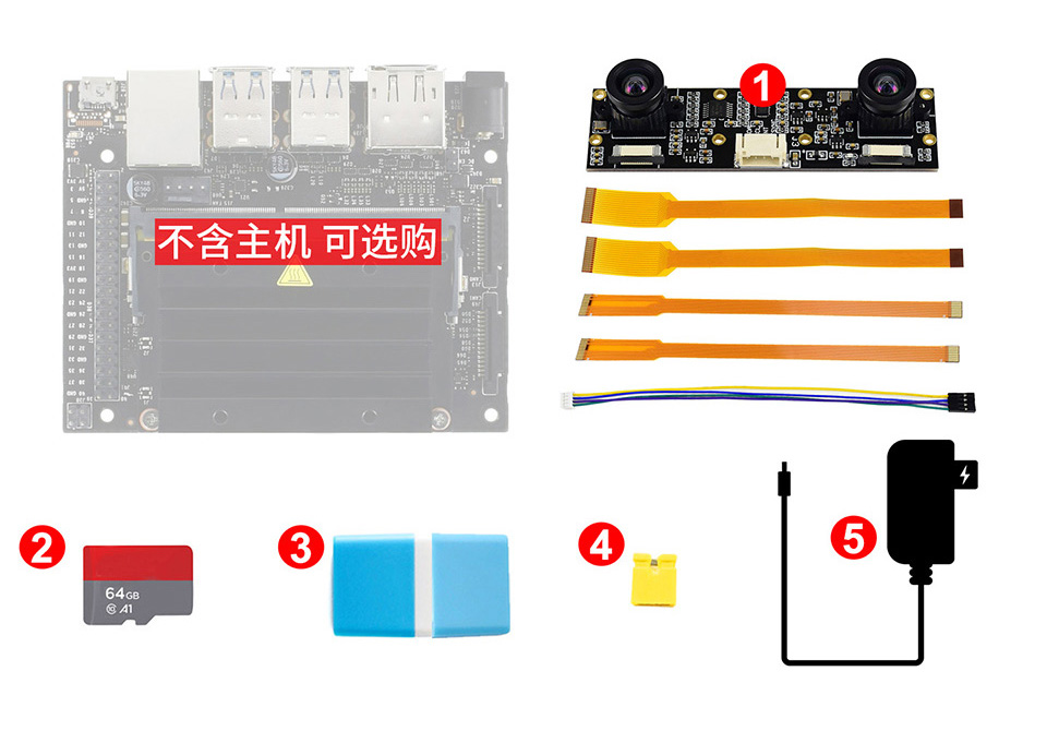 Jetson Nano Developer Kit (配件包D)配件详细
