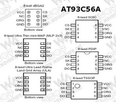 AT93C56 AT93C56A PDF Datasheet 中文资料下载