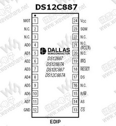 DS12C887 PDF Datasheet 中文资料下载