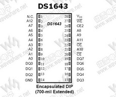 DS1643 PDF Datasheet 中文资料下载