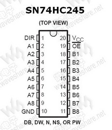 74HC245 SN74HC245 PDF Datasheet 中文资料下载