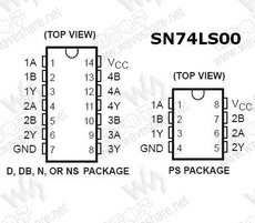 74LS00 SN74LS00 PDF Datasheet 中文资料下载