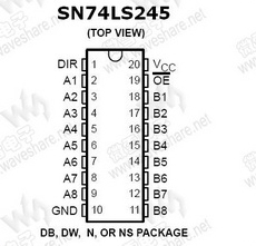 74LS245 SN74LS245 PDF Datasheet 中文资料下载