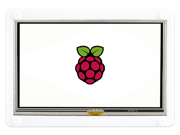 5寸树莓派电阻屏A版 带壳 800×480 低功耗版