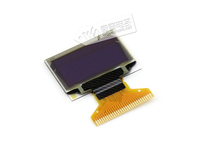 0.96寸 OLED裸屏 SSD1306 黄蓝双色块 显示屏