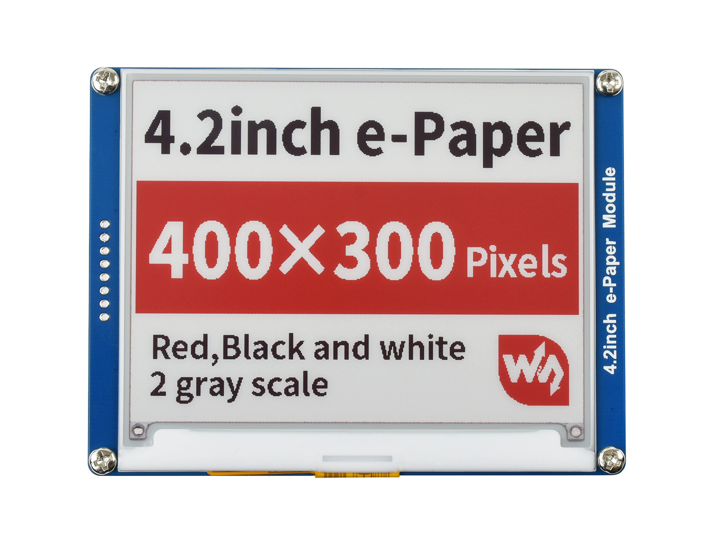 树莓派4.2寸电子墨水屏 e-paper 400x300分辨率 红黑白