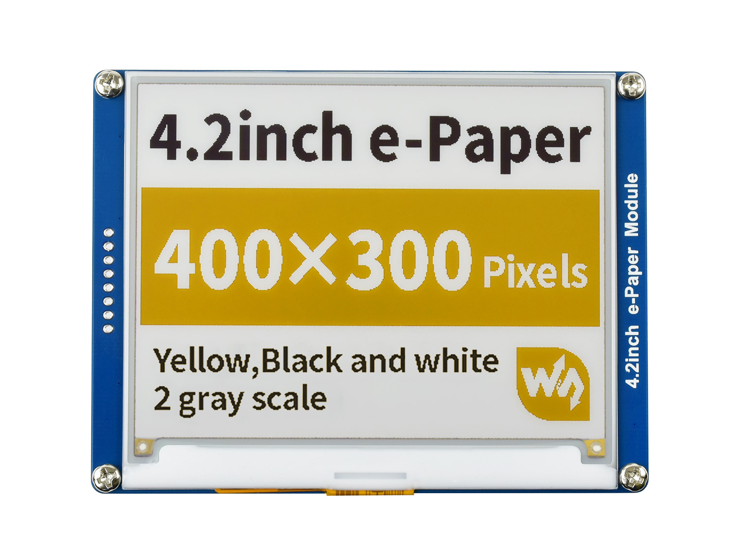 树莓派4.2寸电子墨水屏 e-paper 400x300分辨率 黄黑白