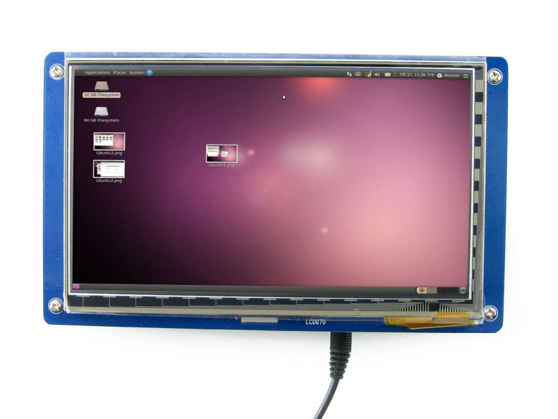 7寸电容触摸屏 TFT 800×480分辨率 RGB接口