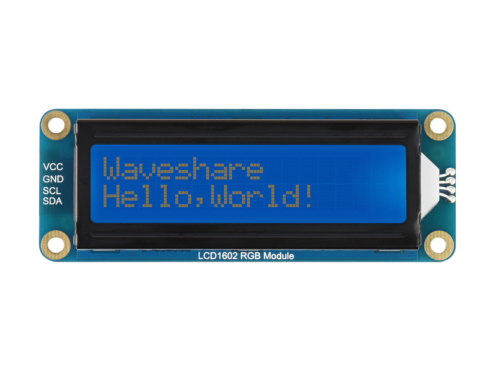 LCD1602 彩色背光液晶屏 32个字符LCD显示屏 3.3V/5V