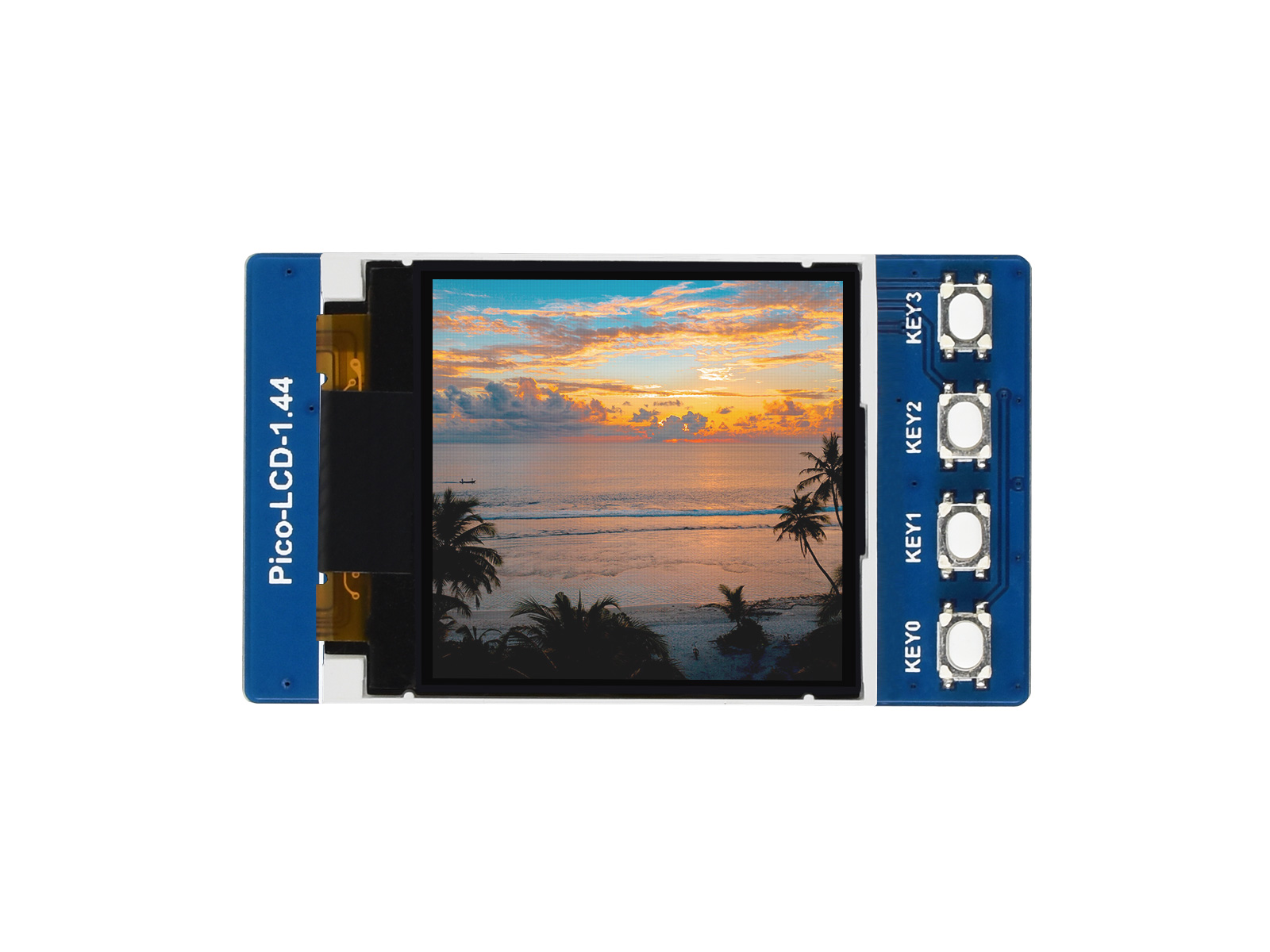 1.44寸Pico显示屏65K彩色LCD模块128×128像素 SPI通信