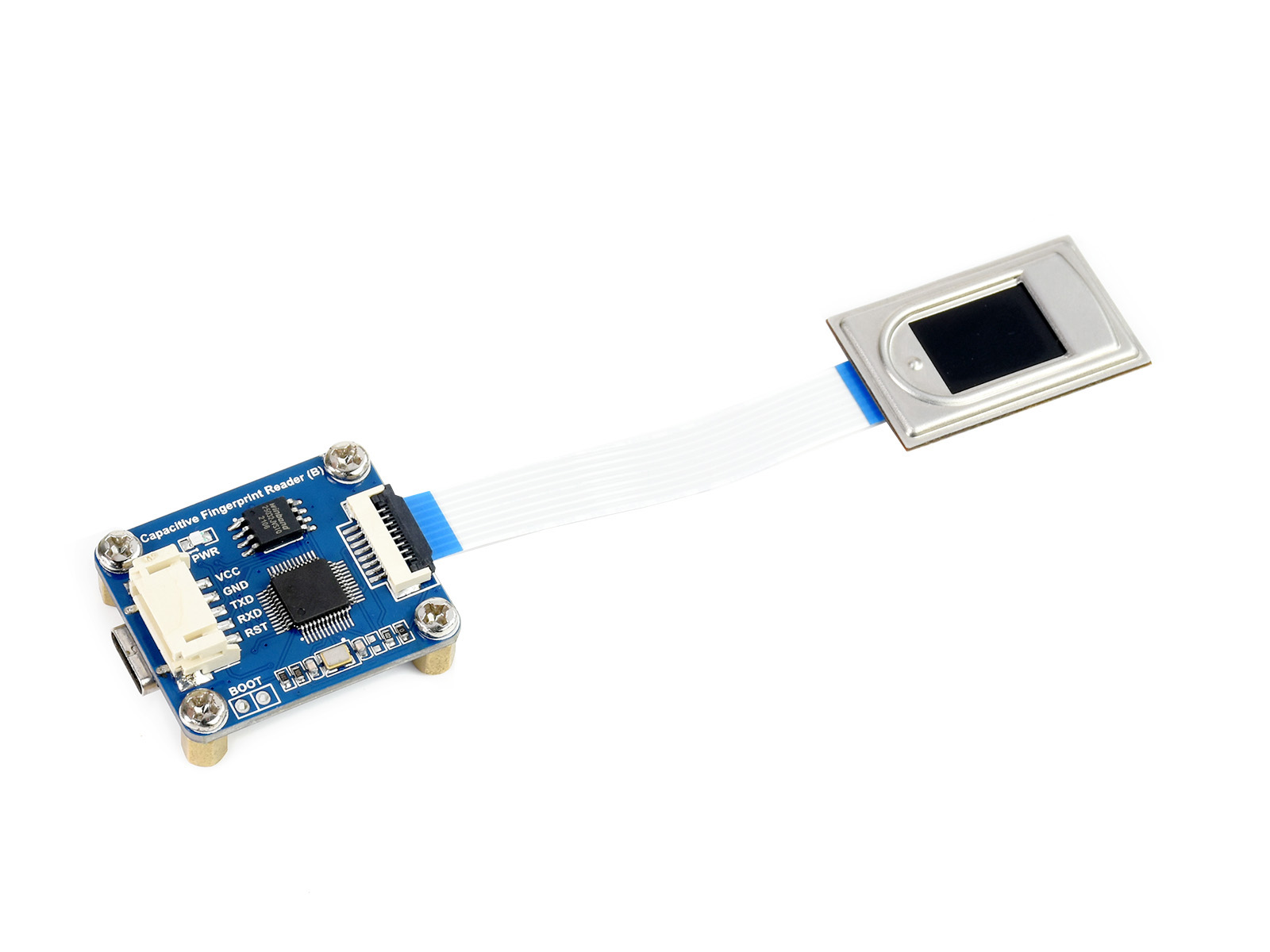 高精度电容指纹模块  指纹识别 串口/USB双通信