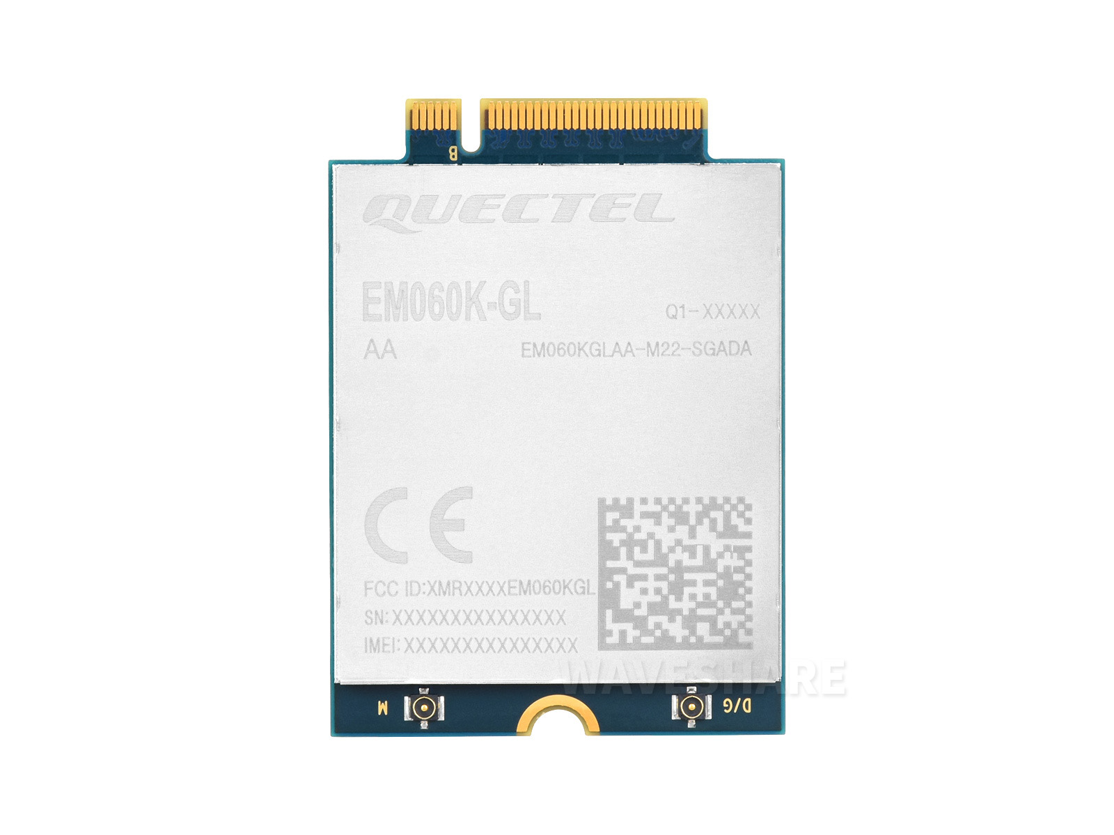 移远EM060K-GL模组 LTE-A Cat 6 M.2模块 4G模块 全球通多频段 GNSS定位