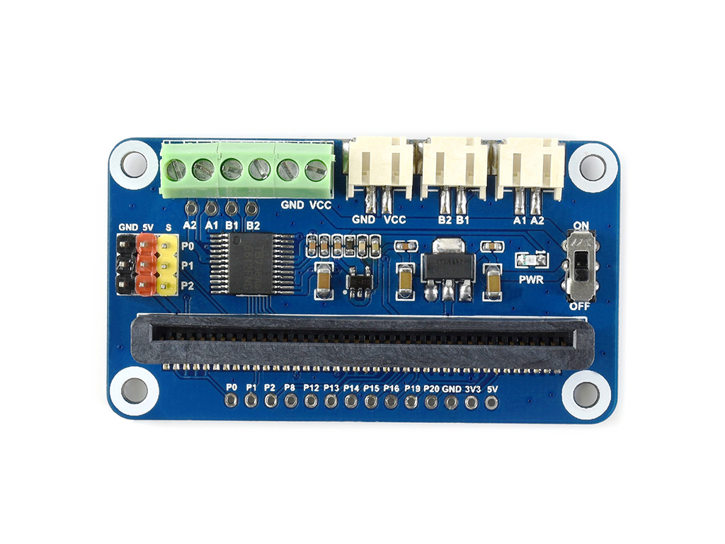 Micro:bit电机驱动板 可驱动两路直流电机 三路舵机