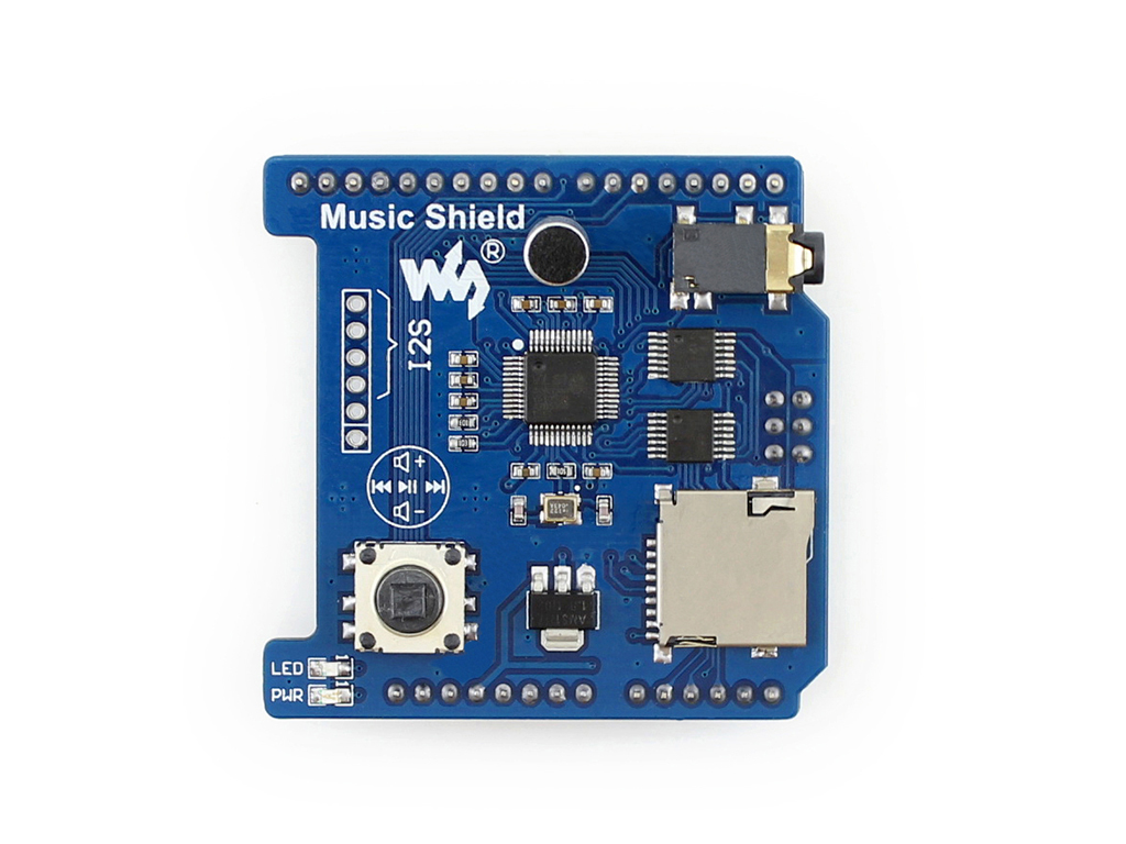 Arduino音频播放模块 VS1053音频解码 带录音功能