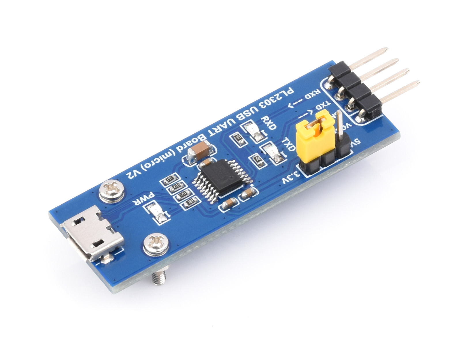 PL2303 USB转UART 串口TTL模块V2 micro USB 接口