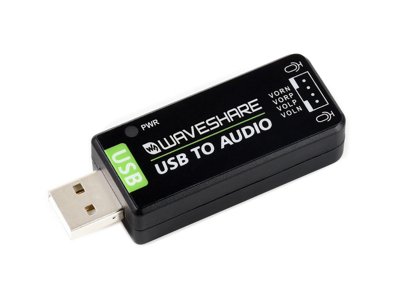 USB转音频模块免驱声卡 适用于树莓派/Jetson Nano/VisionFive2外接音频转换器
