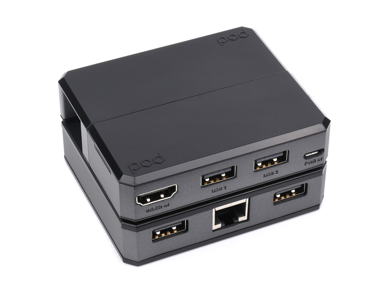 树莓派Zero POD套件A 含HDMI/USB扩展模块+Zero POD外壳+LAN模块 适用于树莓派Zero/Zero 2 W系列主板
