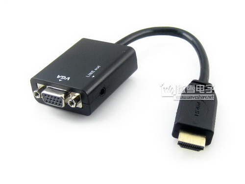 HDMI公口转VGA母口 | 转接线