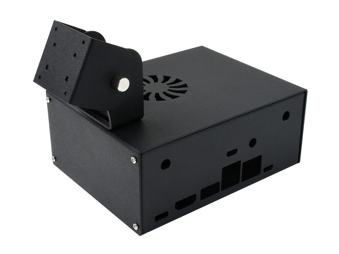 Jetson Nano 2GB Developer Kit 专用金属外壳 带摄像头支架迷你机箱【2GB专用】
