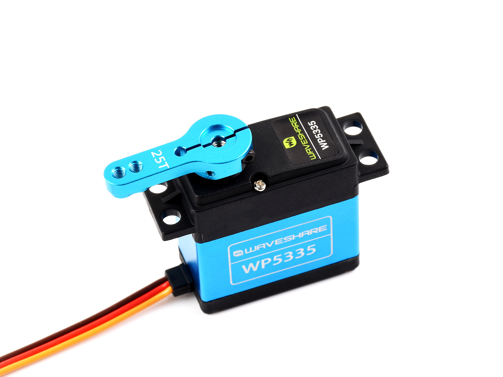 35.5kg.cm 大扭力 180° 数字舵机 全钢齿组合 高强度耐冲击 多种舵机摆臂灵活组装 防水防尘设计