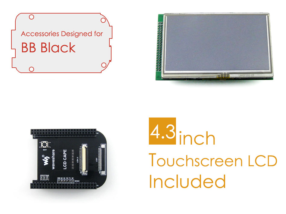 BB Black配件包C 带4.3寸触摸屏