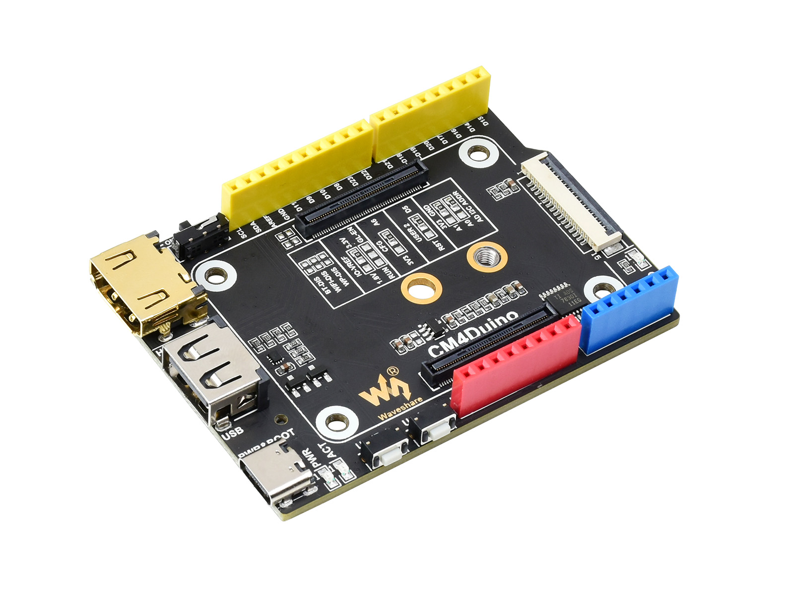 树莓派CM4 duino扩展板HDMI USB M.2接口 支持Arduino生态