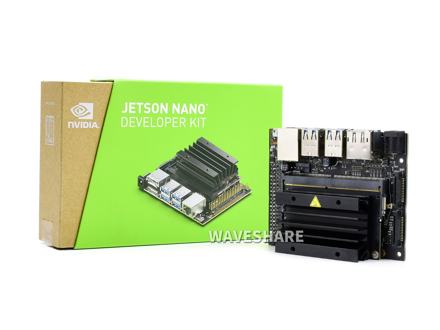 英伟达Jetson Nano Developer Kit AI人工智能开发板新版本B01 功能升级 