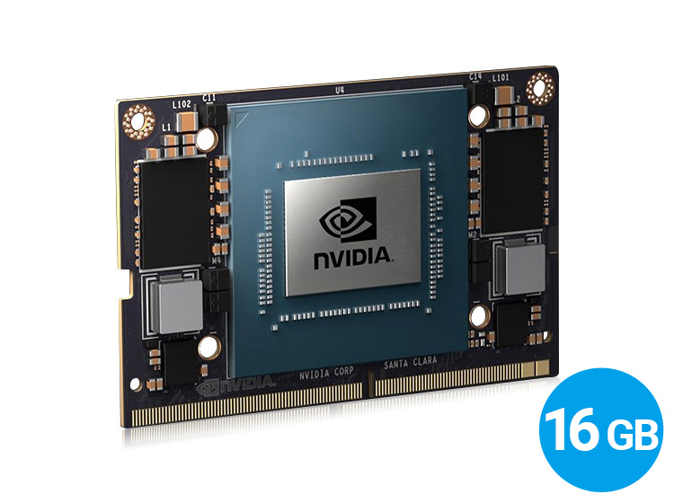 英伟达 NVIDIA Jetson Xavier NX AI人工智能开发板 系统级模块(SoM) 带16GB EMMC Nano般大小