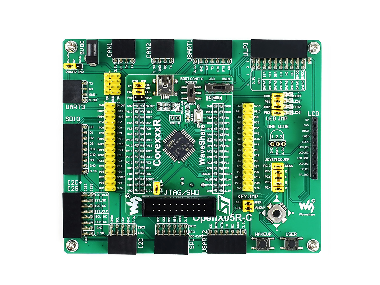 STM32F205RBT6开发板 学习板 核心板 含串口模块