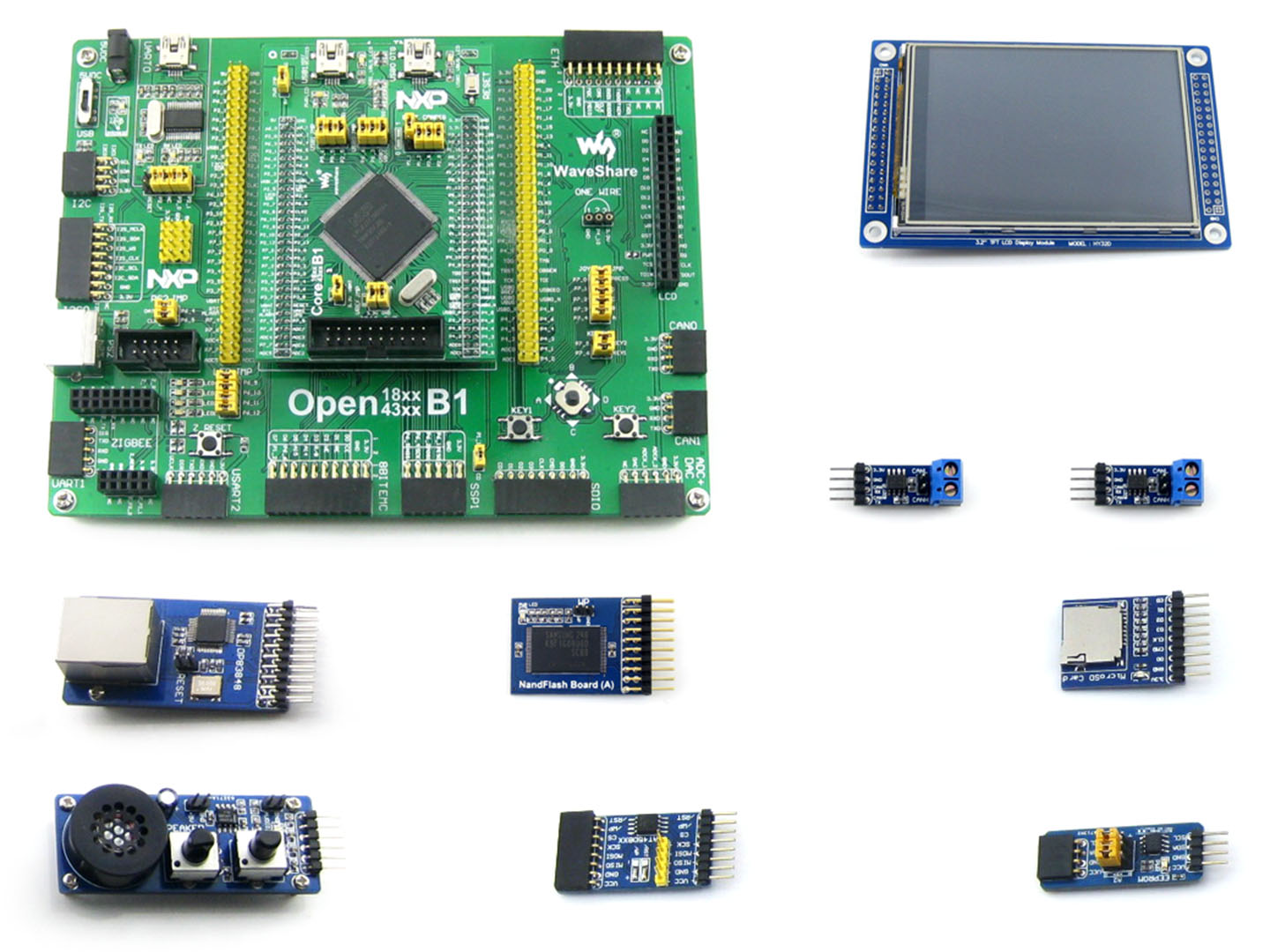 LPC4337JBD144开发板 学习板 套餐B 含8款模块