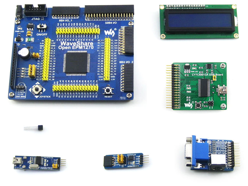 EPM1270开发板 FPGA学习板 套餐A 含5款模块