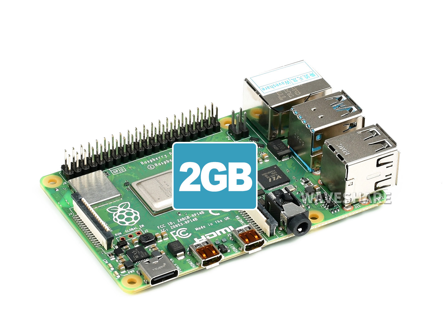 Raspberry Pi 4 Model B 2GB 树莓派4代B型