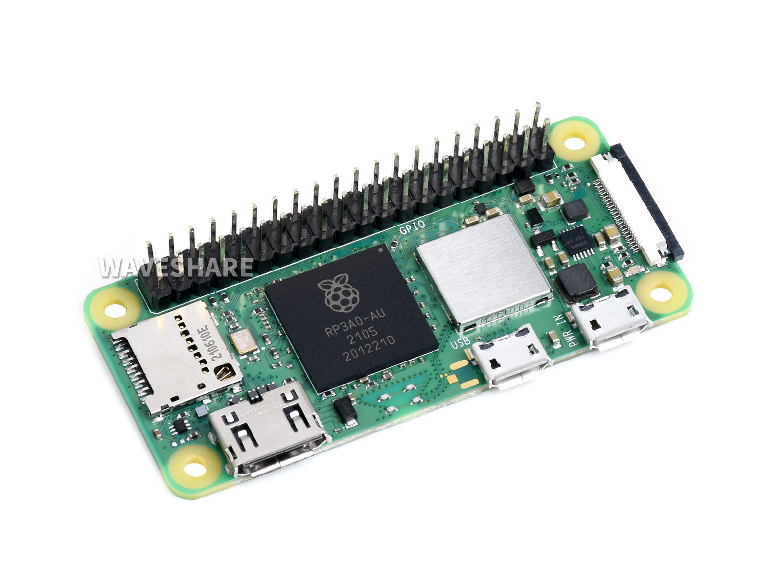 Raspberry Pi Zero 2 W 树莓派Zero 2代 加焊黑色排针