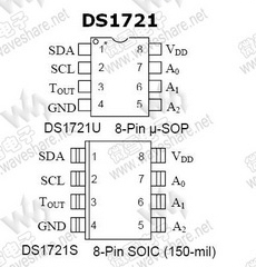 DS1721 PDF Datasheet 中文资料下载