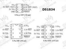 DS1834 PDF Datasheet 中文资料下载