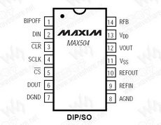 MAX504 PDF Datasheet 中文资料下载