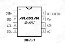 MAX517 PDF Datasheet 中文资料下载