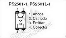 PS2501-1 PS2501L-1 PDF Datasheet 中文资料下载