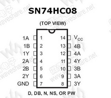 74HC08 SN74HC08 PDF Datasheet 中文资料下载