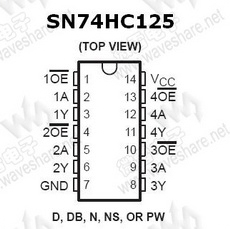 74HC125 SN74HC125 PDF Datasheet 中文资料下载