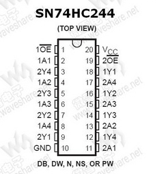 74HC244 SN74HC244 PDF Datasheet 中文资料下载