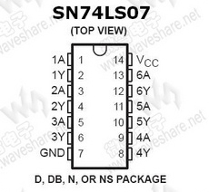 74LS07 SN74LS07 PDF Datasheet 中文资料下载