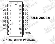 ULN2003A PDF Datasheet 中文资料下载