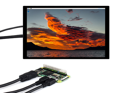 7 英寸 QLED 触控屏接入树莓派 Zero 2 W