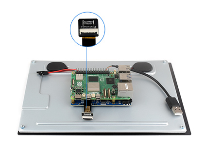 7 英寸 QLED 触控屏接入树莓派 3B+