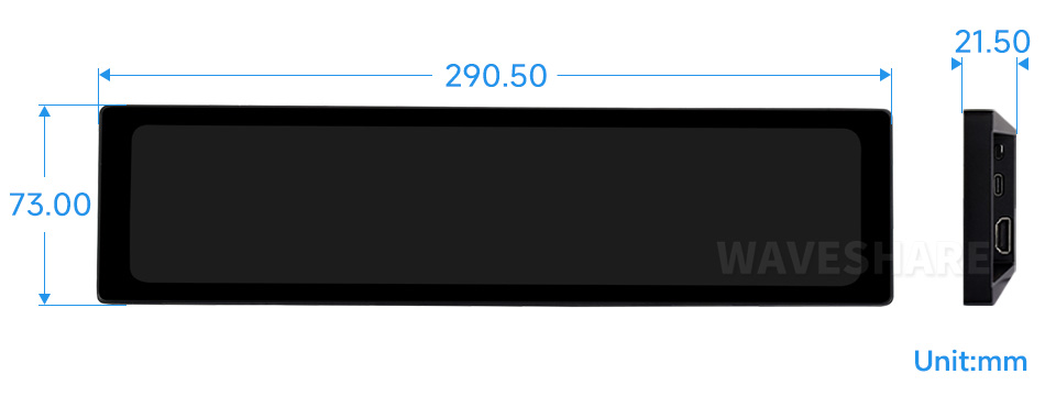 11.9 英寸显示屏产品尺寸