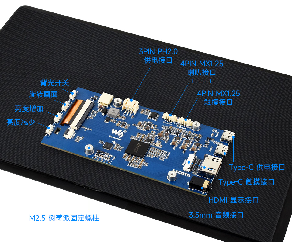 11 英寸 QLED 触控屏接口简介