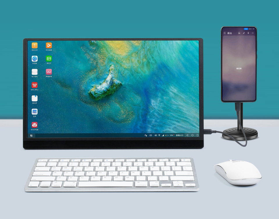 15.6 英寸显示屏全贴合屏HDR显示器支持对比度和显示速度调节