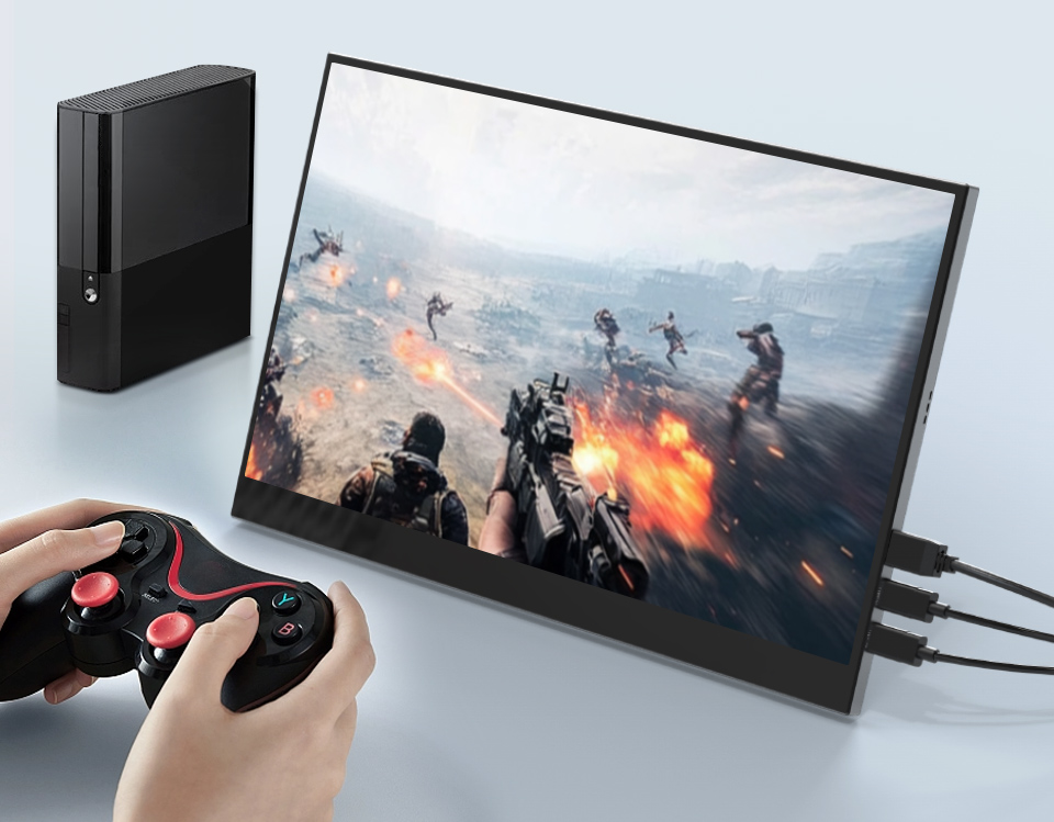 8 英寸高色域触摸显示器配带三角支架