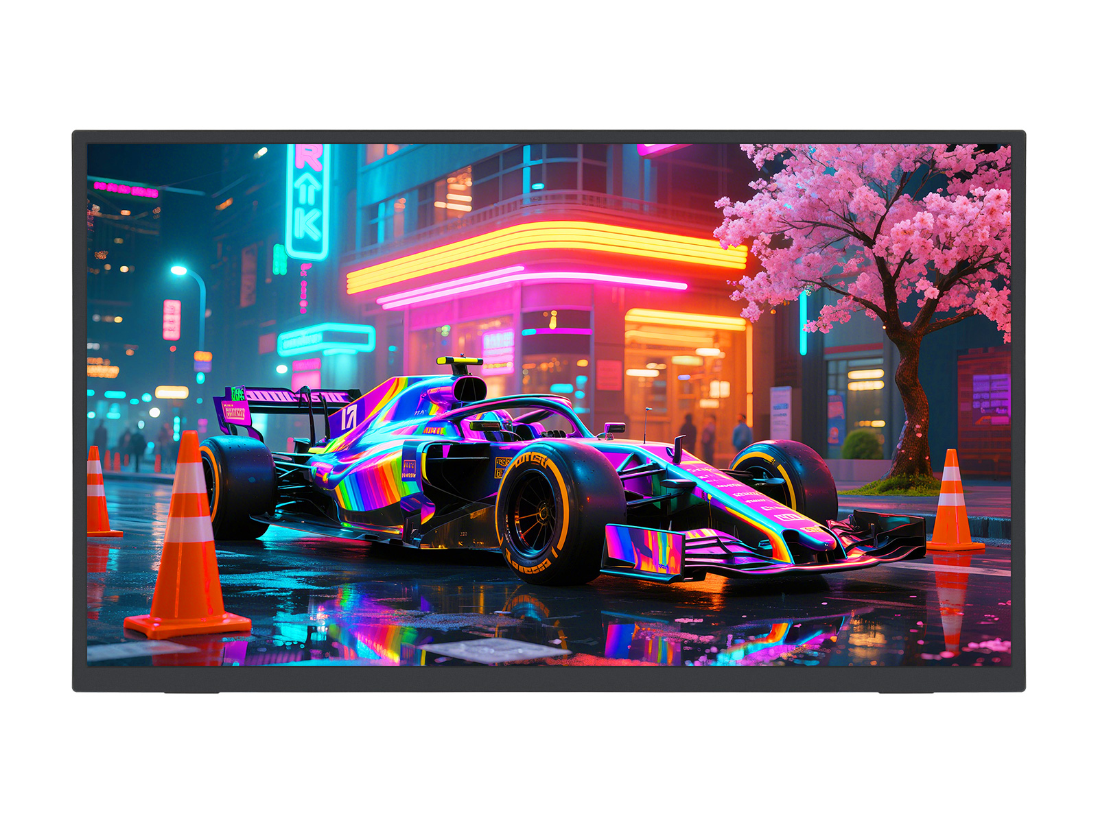 18.5 英寸便携式 HDR 显示器 3840×2160 分辨率 60Hz 刷新率 178° 全视角 IPS 显示屏 自带支架 全功能 Type-C